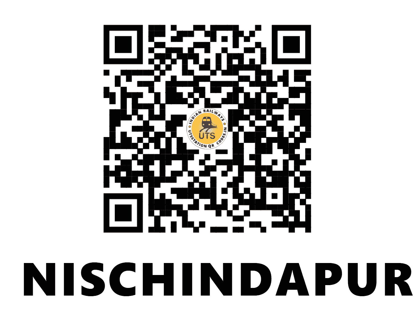 UTS QR Code for NISCHINDAPUR - NCP (ER - WEST BENGAL)